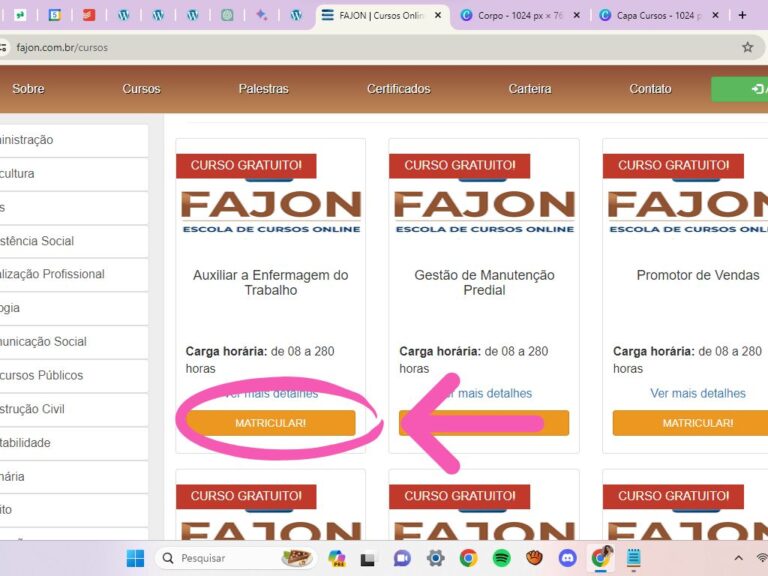 Cursos Gratuitos Fajon: Ampliando Horizontes com Conhecimento Livre
